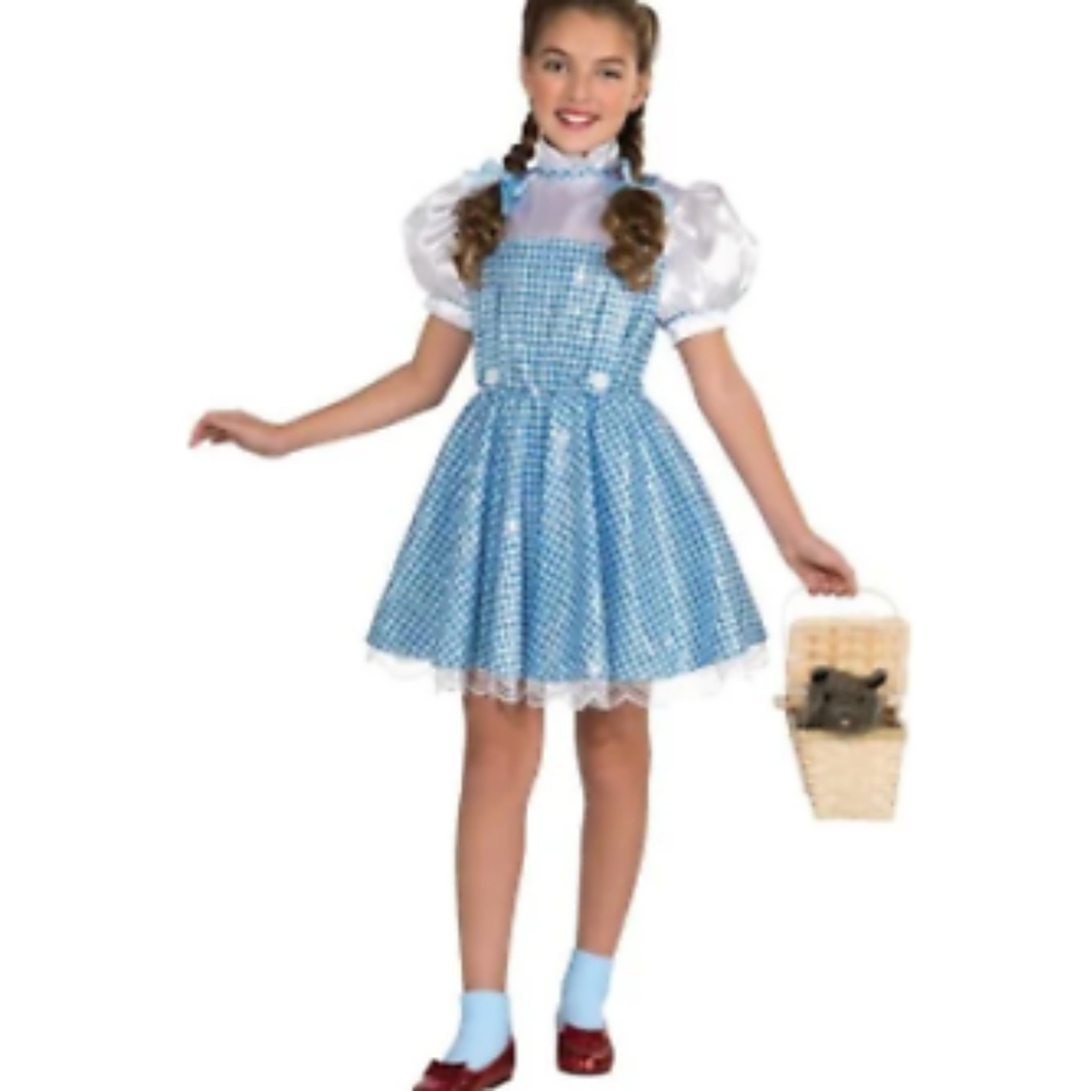 Rubie's dorothy girls dress costyme size medium(8-10)
